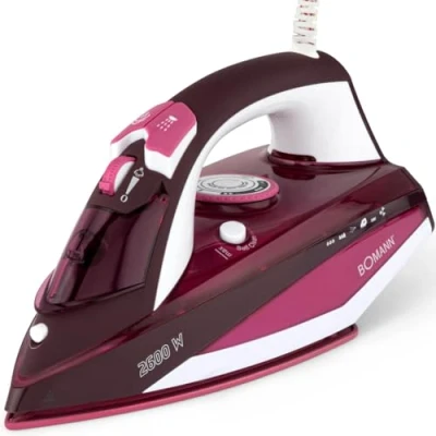 Abbildung von BOMANN DB6005 CB Dampfbügeleisen Keramiksohle 2600 W weiß/rot