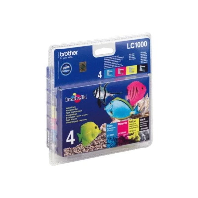 Abbildung von Brother LC 1000VALBP 4 farbig Druckerpatrone Multipack