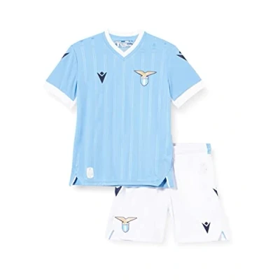 Abbildung von Macron Unisex Kinder Merchandising ufficiale Home Set ss Lazio 2021/22, blau, JXXS