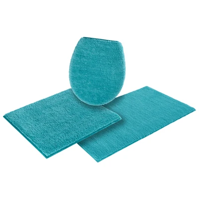 Abbildung von my home Badematte &quot;Vanessa&quot;, Höhe 10 mm, rutschhemmend beschichtet, schnell trocknend fußbodenheizungsgeeignet strapazierfähig, Badteppich, weiche Haptik, unifarben