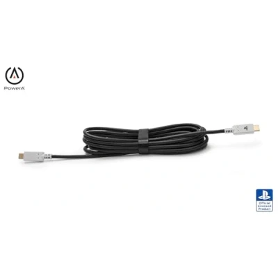Abbildung von PowerA USB C® to C 10 ft. Cable for PlayStation®5, charge and play, recharge, DualSense Edge Compatible, PSVR2 PS Portal officially licensed