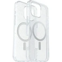 Abbildung von OtterBox Symmetry Series Clear MagSafe transparente Hülle für iPhone 16 Pro Max, stoßfest, sturzsicher, schützende Hülle, 3X getestet nach Militärstandard, Stardust