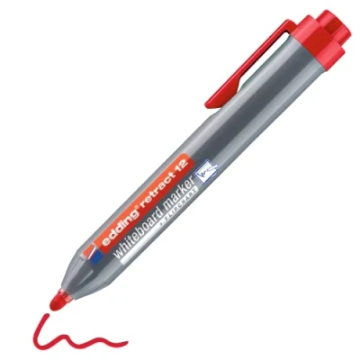 Abbildung von edding retract 12 Whiteboard Marker 1.5 3.0 mm Rot