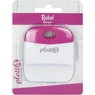 Abbildung von plottiX Rakel für Schneideplotter weiß, pink