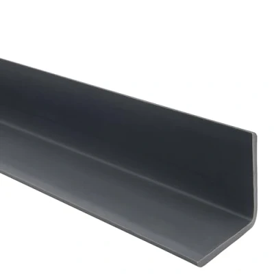 Abbildung von Quest Winkelprofil 27x27mm Kantenschutzwinkel Winkelleiste Eckenschutz PVC Kunststoff Ohne Klebeband 180cm, Dunkelgrau