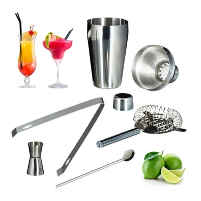 Abbildung von relaxdays Cocktail Shaker Cocktailset Edelstahl 5 teilig,