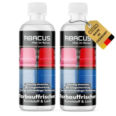 Abbildung von ABACUS® Farbauffrischer, Farbauffrischung, Farb Auffrischer, Kunststoff Aufbereitung, Kunststoffpflege, Lackpflege Farbauffrischer 2x 300 ml