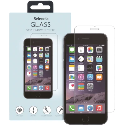 Abbildung von Apple iPhone SE (2022) Panzerglas Selencia Displayschutz Gehärtetes Glas aus gehärtetem Alcatel 1SE (2020)