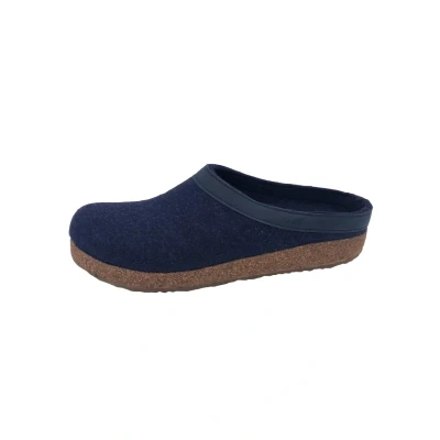 Abbildung von Haflinger Grizzly Torben Pantolette flach, Damen, Größe: 42, Jeans Schuhe