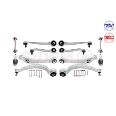 Abbildung von SIDEM 37259 Querlenker Reparatursatz Längslenker Vorderachse mit Befestigungsmaterial AUDI: A6 C7 Avant, Limousine, Allroad