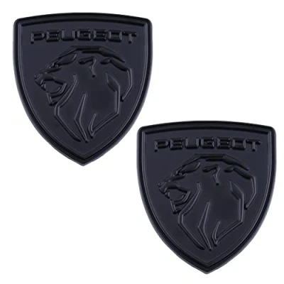 Abbildung von Wolfskopf Emblem für das Schild Autoaufkleber Aufkleber Passender Typ Autobeschriftung (Schwarz)