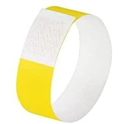Abbildung von SIGEL EB213 Einlassbänder Super Soft, 120 Stück, neon gelb, Festival Armbänder