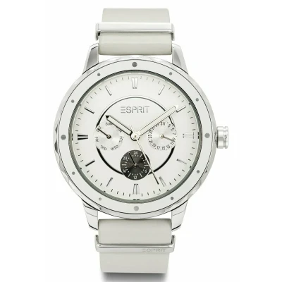 Abbildung von Esprit Quarz Chronograph, Damen, Größe: One Size, Grau