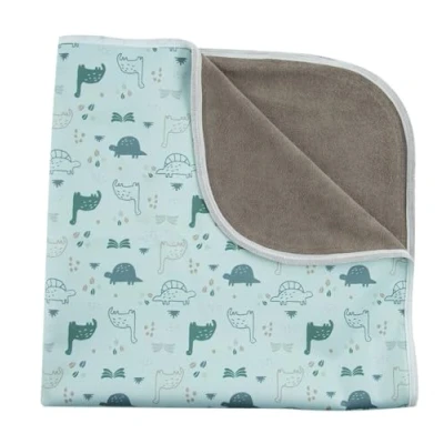 Abbildung von Popolini Wickeldecke Wickelunterlage 65x65 cm (Hellblau)