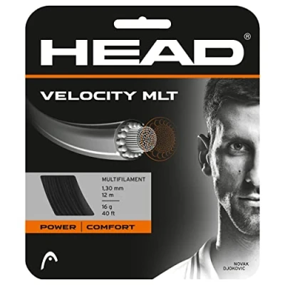 Abbildung von HEAD Unisex Erwachsene Velocity MLT Set Tennis Saite, Black, 17