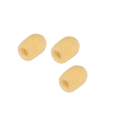 Abbildung von 3er Set deetech WS 15s Headset Windschutz für Headsetmikrofone Ø 5 7mm Hautfarbe