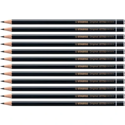 Abbildung von Premium Buntstift STABILO Original 12er Pack neutralschwarz