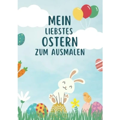 Abbildung von Mein liebstes Ostern zum Ausmalen für Kinder ab 4 Jahren: 40 fröhliche Ostermotive