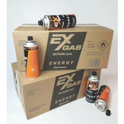 Abbildung von Gaskartuschen (28 Stück a 227g) Butan 227g Kartusche MSF 1A Gaskocher Campingkocher Gas Butangas Gaskartusche Camping Outdoor