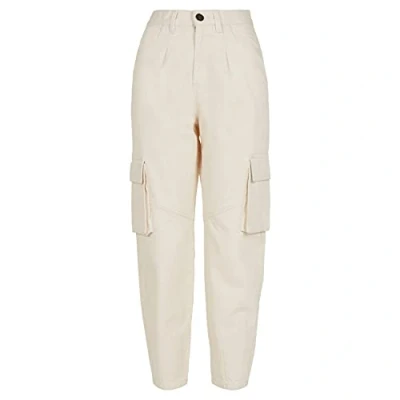 Abbildung von Urban Classics Ladies Ballon FIT Cargo Twill Pants Cargohose, Damen, Größe: 30, Whitesand