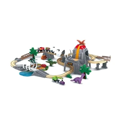 Abbildung von Hape Spielzeug Eisenbahn Dino Abenteuer, mit Licht und Soundfuntkion