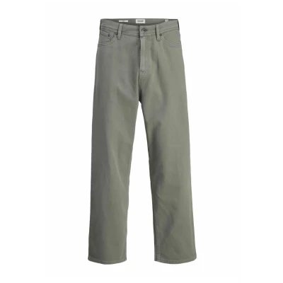 Abbildung von Jack &amp; Jones WIDE LEG FIT 5POCKET Stoffhose, Herren, Größe: 36x34, Mulled basil
