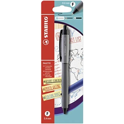 Abbildung von Tintenroller mit Druckmechanik STABILO PALETTE Strichbreite F (0,4 mm) Einzelstift schwarz