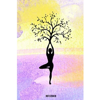Abbildung von Notizbuch: Lebensbaum Yoga Notizheft Baum des Lebens Planer Meditations Tagebuch Achtsamkeitsbuch gepunktet (dot grid) 120 Seiten ca. A5 mit Softcover