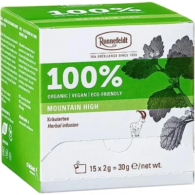 Abbildung von Ronnefeldt 100% Mountain High BIO Kräutertee, 15 Teebeutel à 2 g, 30 g Organic Vegan Eco friendly, Menge:2 Stück
