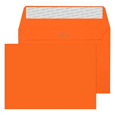 Abbildung von Blake Creative Colour 105 Briefumschläge Haftklebung Orange C6 114 x 162 mm 120g/m² 500 Stück