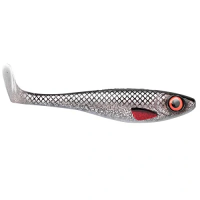 Abbildung von SPRO Gummifisch Gummiköder Zander Hecht Angeln Iris The Boss 12cm Roach (1 Stück)