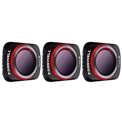 Abbildung von Freewell Landscape Gradient ND Kameraobjektivfilter 4K Series 3Pack ND8 GR, ND16 4, ND32 8 Kompatibel mit Mavic Air 2 Drone