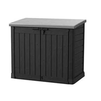 Abbildung von Keter 17199416 Mülltonnenbox Store it Out Max, Schwarz, 1.200L