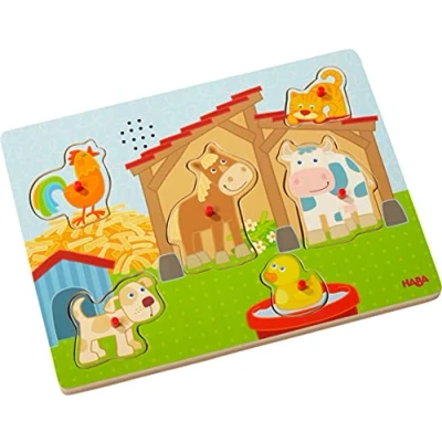 Abbildung von HABA Sound AUF DEM LAND Puzzle für Kinder, Größe: One Size, Multicoloured