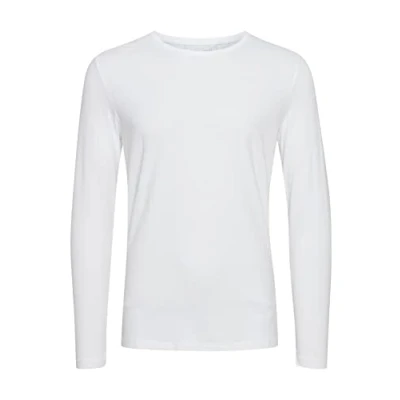 Abbildung von Casual Friday Cftheo Langarmshirt, Herren, Größe: Small, Bright white