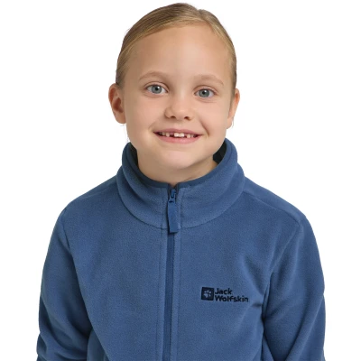Abbildung von Jack Wolfskin Taunus Unisex Fleecejacke für Kinder, Größe: 152, Evening sky