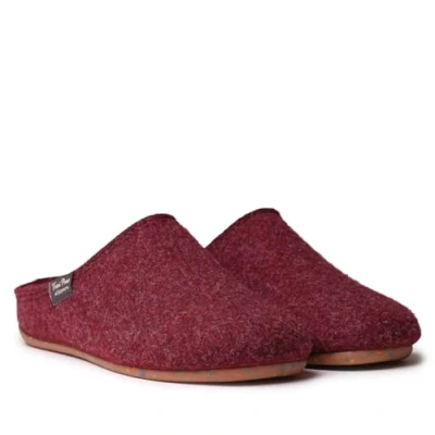 Abbildung von TONI PONS MONA FR Damen Clogs aus recyceltem Filz, Burgunderrot, 42 EU