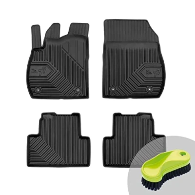 Abbildung von FROGUM No.77 Gummimatten Ganzjahresset von Auto Fußmatten Autofussmatten für Opel Zafira C Tourer 2012 2019 Langlebiges TPE Material