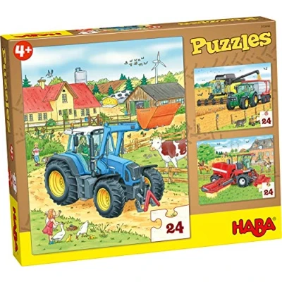 Abbildung von HABA 300444 Puzzles Traktor und Co.