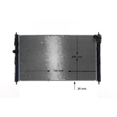 Abbildung von MAHLE ORIGINAL CR 2239 000S Kühler, Motorkühlung 700 408 26 Kühlrippen gelötet MITSUBISHI: ASX SUV