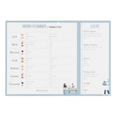 Abbildung von Draeger Paris Menu Planner L&#039;organise Tout