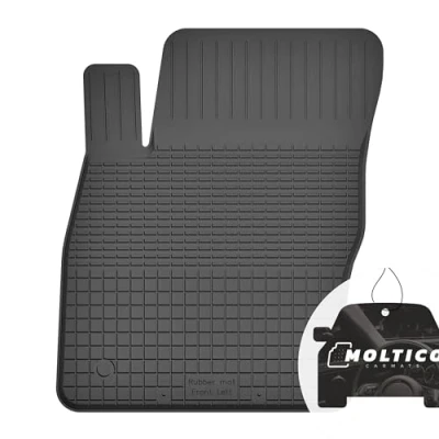 Abbildung von Fahrer Gummimatten mit Rand Auto Fußmatten Gummi Automatten Passgenau 1 teilig Set passend für Seat Ateca ab 2016