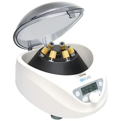 Abbildung von ONiLAB Labor PRP Tischzentrifuge 6x15 mL/10 mL/7 ml/1.5 5 ml, 300 5000 rpm (Max. 2600 xg RCF), LCD Digital Desktop Lab Zentrifuge Timer 30 sec 99 min, zwei Schnellstartprogramme