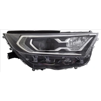Abbildung von TYC 20 17485 06 2 Scheinwerfer rechts LED mit Tagfahrlicht für Rechtsverkehr LED, Elektromotor, Lampenträger TOYOTA: RAV4 V