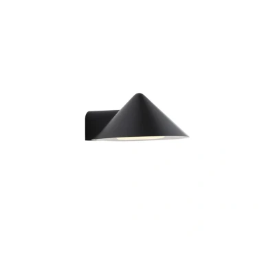 Abbildung von FRANDSEN LED Wandlampe Grasp, schwarz, Breite 15 cm, Metall