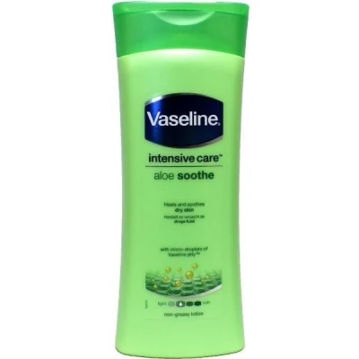 Abbildung von Vaseline Bodylotion Intensivpflege Aloe Soothe mildert trockene, rissige Haut 400ml