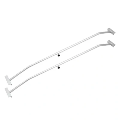 Abbildung von BITUXX 2er Set Anhänger Planenbügel Alu für Flachplanen PKW Verstellbar 100 145 cm