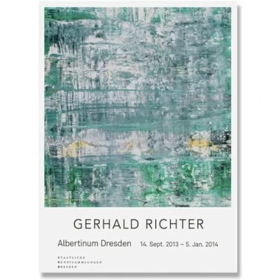 Abbildung von Rikin Liuff Gerhard Richter Plakat Ausstellung Wandkunst Drucke Leinwandbild für Zuhause Wanddekoration Bild 40x60cmx1 Kein Rahmen