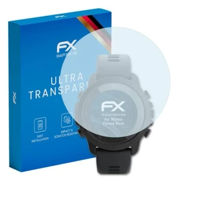 Abbildung von atFoliX Schutzfolie kompatibel mit Wahoo Elemnt Rival Folie, ultraklare FX Displayschutzfolie (3X)