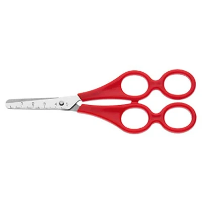 Abbildung von WESTCOTT Papierscheren Eltern Kind, Übungsschere 18 cm